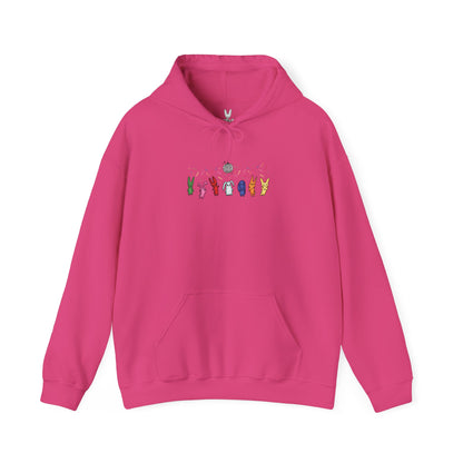 BUNNIES AT THE DISCO PARTY HOODIE