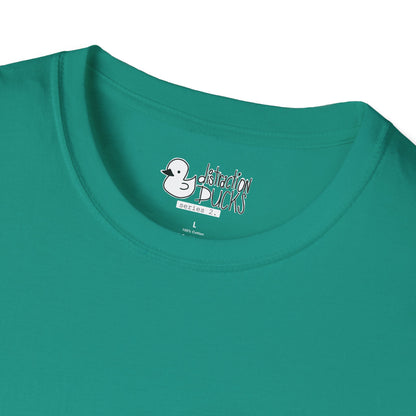 Opposites Attract Mauve-Mint Duck T-Shirt