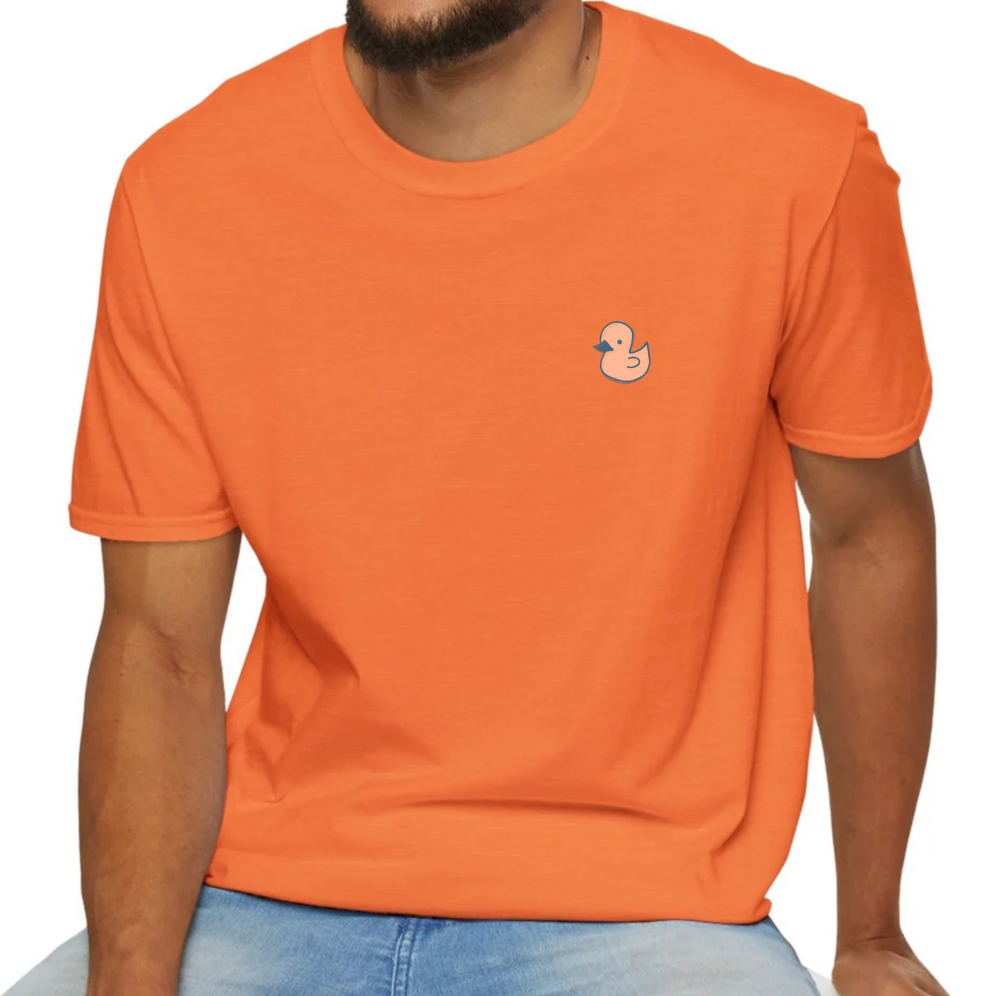 Opposites Attract Blue-Orange Duck T-Shirt